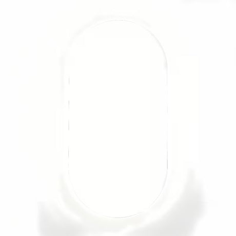 Ovalno LED ogledalo Naturel Project 60x120 cm s senzorjem i folijom protiv zamagljivanja