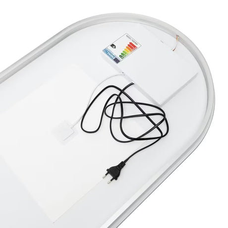 Ovalno LED ogledalo Naturel Project 60x120 cm s senzorjem i folijom protiv zamagljivanja