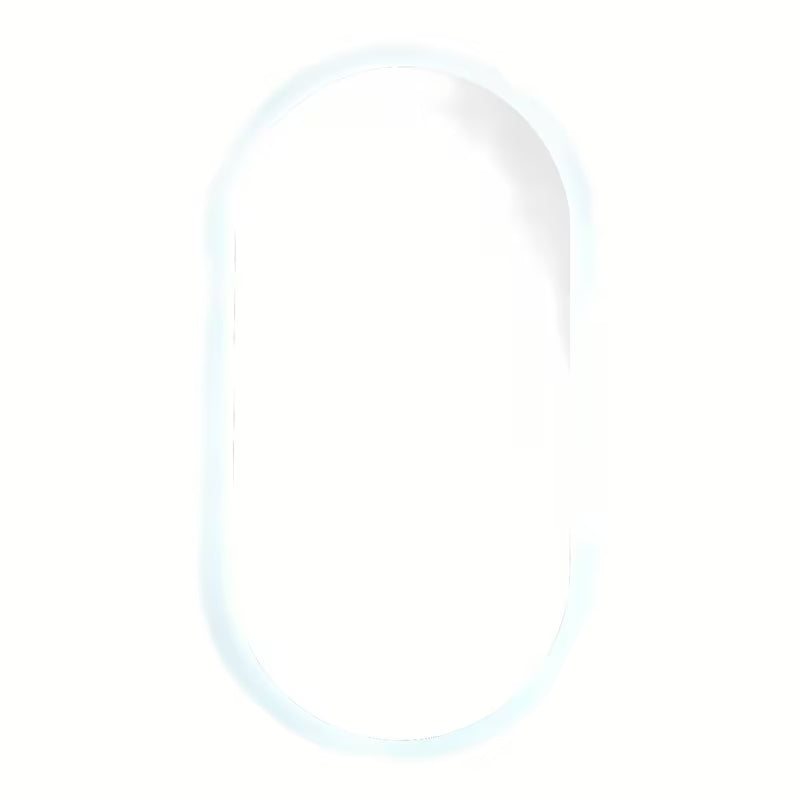 Ovalno LED ogledalo Naturel Project 40x80 cm s folijom protiv zamagljivanja i upravljanjem na dodir