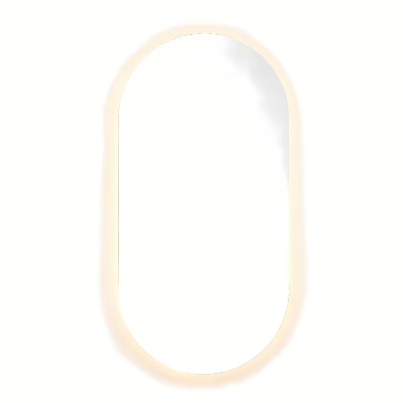 Ovalno LED ogledalo Naturel Project 40x80 cm s folijom protiv zamagljivanja i upravljanjem na dodir
