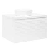 Viseča omarica pod umivalnikom Naturel Savona 98x43x44,8 cm v beli sijaj izvedbi