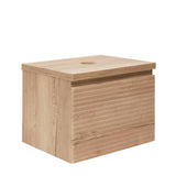 Viseča omarica pod umivalnikom Naturel Savona u dekoru hrasta halifax mat s profiliranom frontom