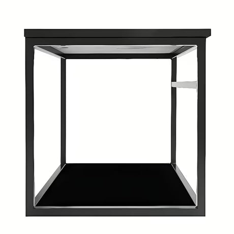 Viseča kopalniška omarica Naturel Industrial s granitnom pokrovnom pločom i policom u industrijskom dizajnu