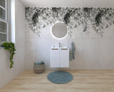 Koupalniški sestav Naturel Stilla u sjajno bijeloj boji s ormarićem i keramičkim umivaonikom