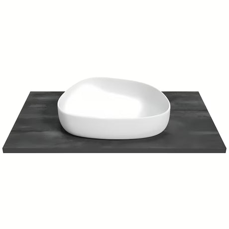 Crna laminatna pokrovna ploča Naturel Stilla pro kopalniško pohištvo