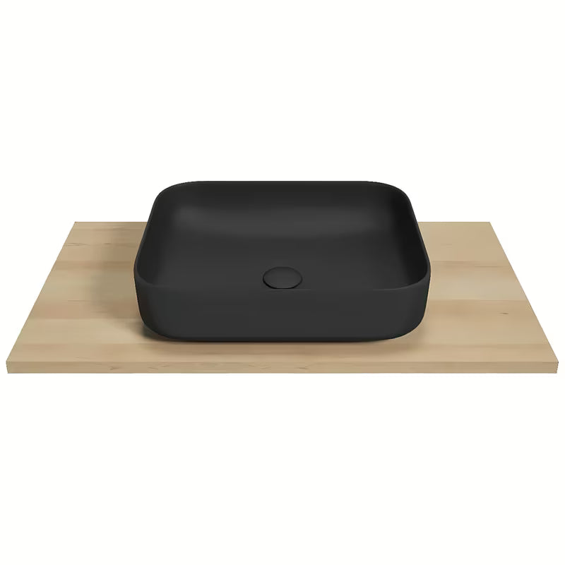 Smeđa pokrovna ploča Naturel Stilla od laminata u dekoru bukva tartuf pro kopalniško pohištvo