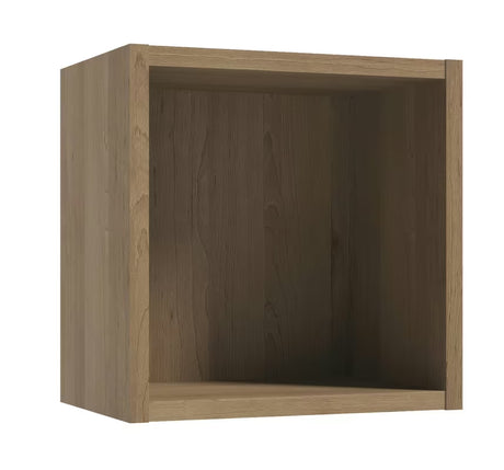 Rjav viseči regalni škatla Naturel Stilla za kopalnico, dimenzije 30x30x20 cm
