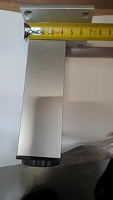 Višinsko nastavljiva aluminijasta pohištvena noga Naturel Vario