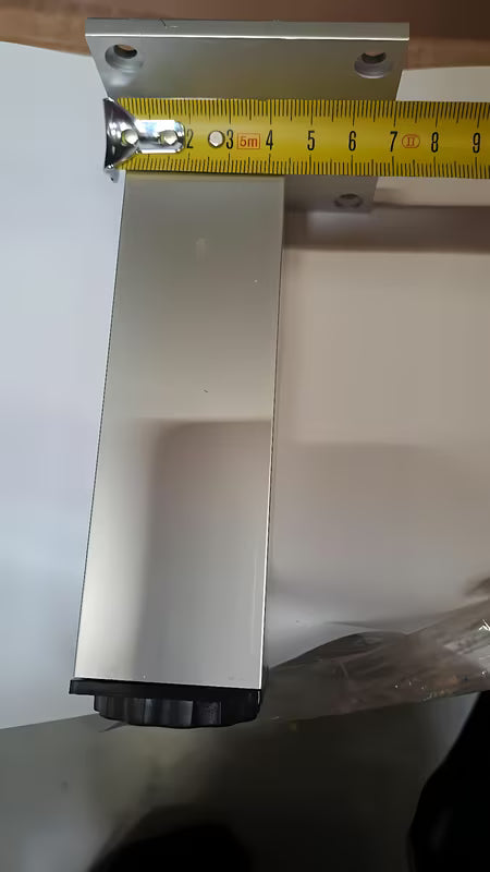 Višinsko nastavljiva aluminijasta pohištvena noga Naturel Vario