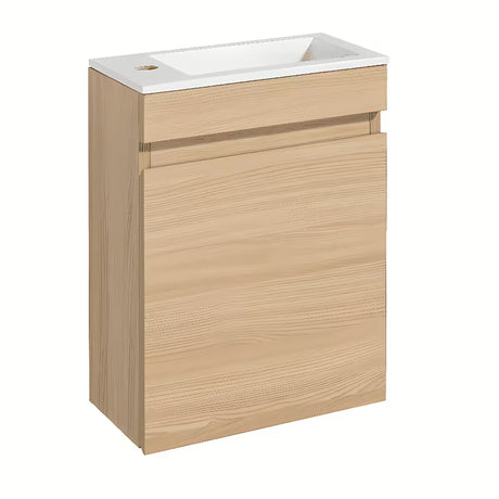 Omarica z umivalnikom Naturel Verona 40 x 22 x 53,2 cm v dekorju svetlega lesa