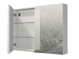 Omarica z Ogledalom Naturel 100x72 cm u sivo-srebrnoj boji s dvoja zrcalna vrata