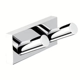 Kromirani dvojni kavelj Nimco Keira od mesinga pro montaža bušenjem ili lijepljenjem