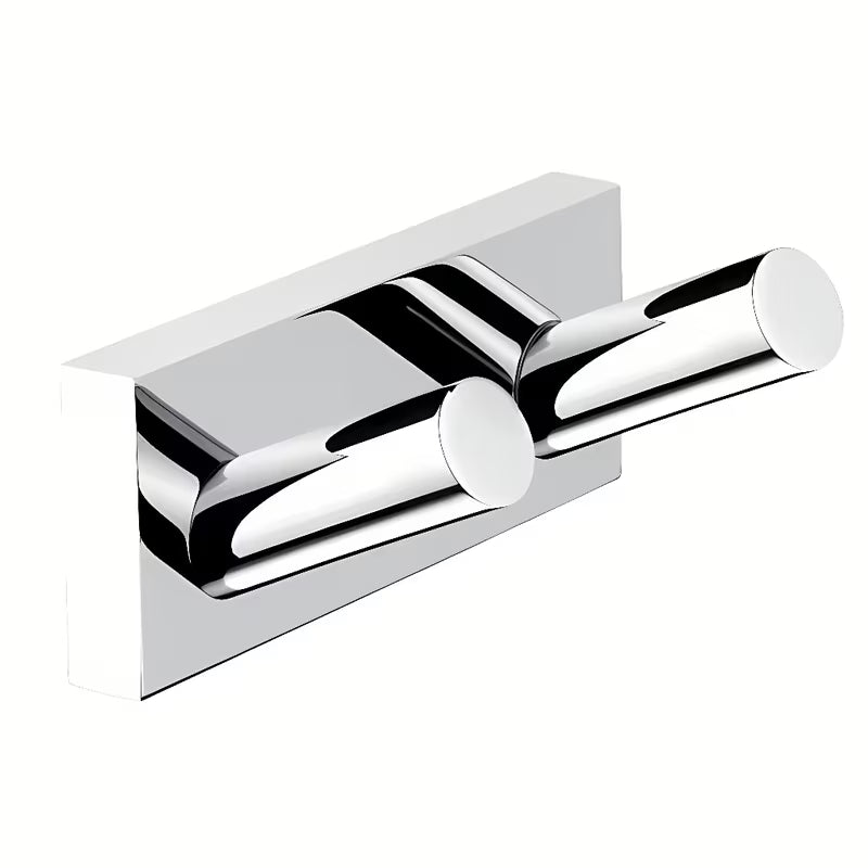 Kromirani dvojni kavelj Nimco Keira od mesinga pro montaža bušenjem ili lijepljenjem