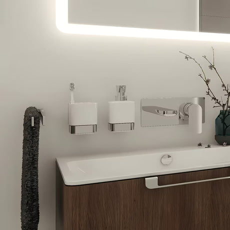 Nimco Kibo dozator tekućeg sapuna s keramičkom posudom u krom izvedbi