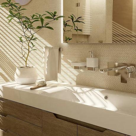 Nimco Kibo dozator tekućeg sapuna s keramičkom posudom u krom izvedbi