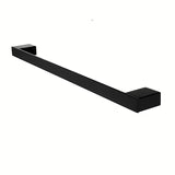 Črn mat držalo za brisače Nimco Kibo pro za zložene brisače do 70 cm