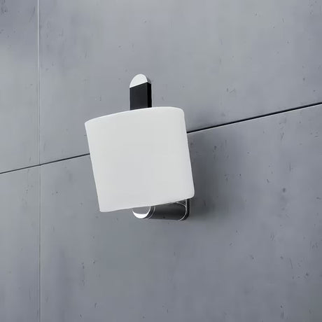 Dispenser za toaletni Papir Nimco Nava u mat crnoj i krom izvedbi