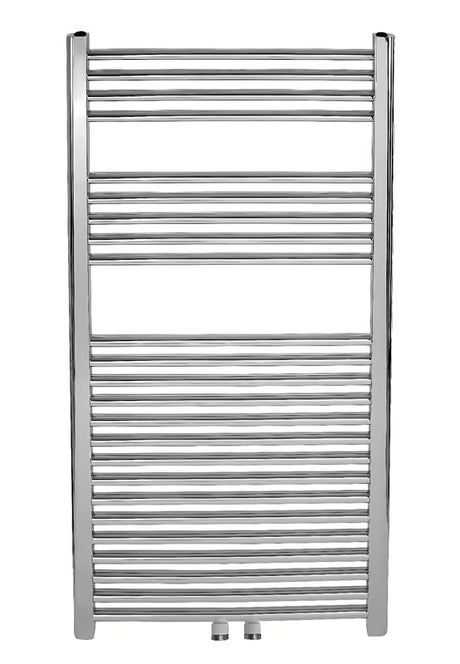 Kombiniran kopalniški radiator Novaservis Chrome 120x45 cm v krom izvedbi za na steno.