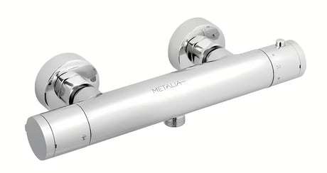 Novaservis Metalia 54 termostatska armatura za tuš v krom izvedbi s spodnjim iztokom vode