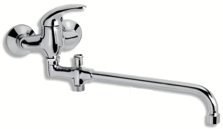 Novaservis Metalia 55 enoročna stenska armatura za kad u krom izvedbi brez tuš seta.