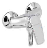 Kromirana stenska enoročna armatura za tuš Novaservis Metalia 57 brez tuš seta.