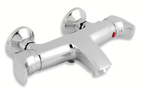 Kromirana termostatska stenska armatura za kad Novaservis Metalia 57 bez tuš pribora.