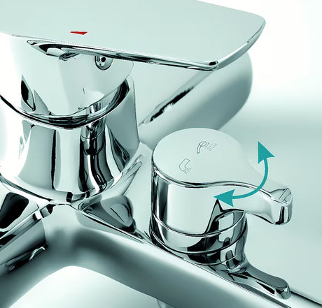 Kromirana enoročna stenska armatura za kad Novaservis Metalia 58 brez tuš seta