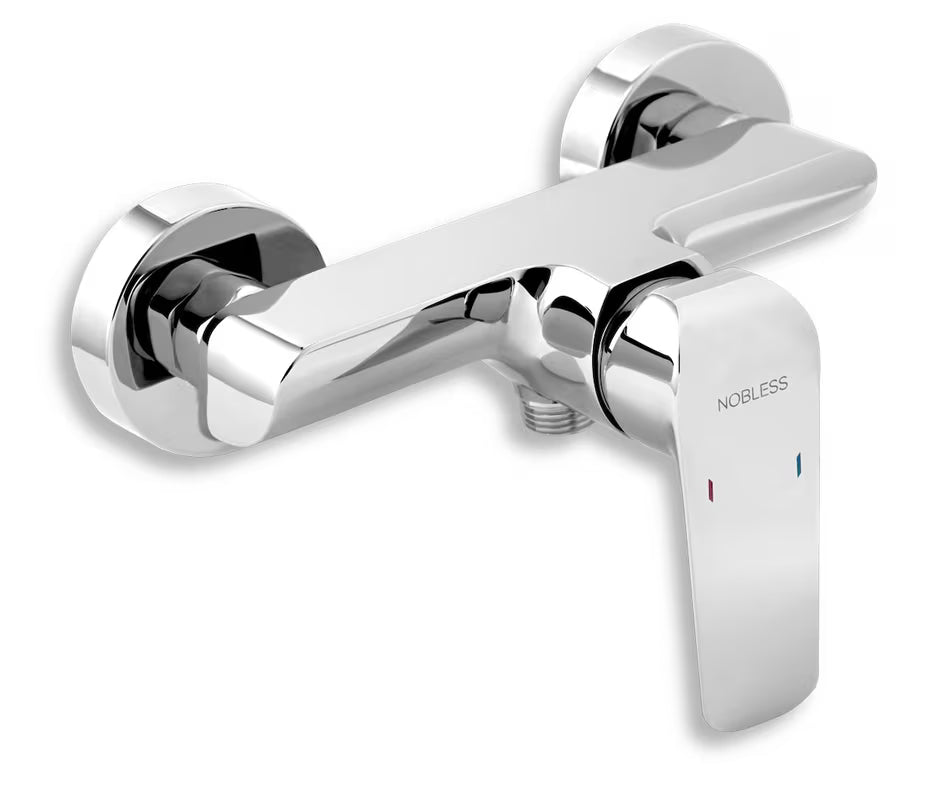 Novaservis Nobless Tina enoročna stenska armatura za tuš u krom izvedbi brez tuš seta