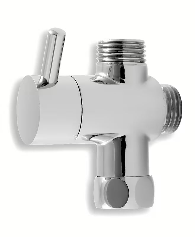 Preklopnik Novaservis PRSET040.0 s tremi navoji 1/2 pro za kopalniško instalacijo.