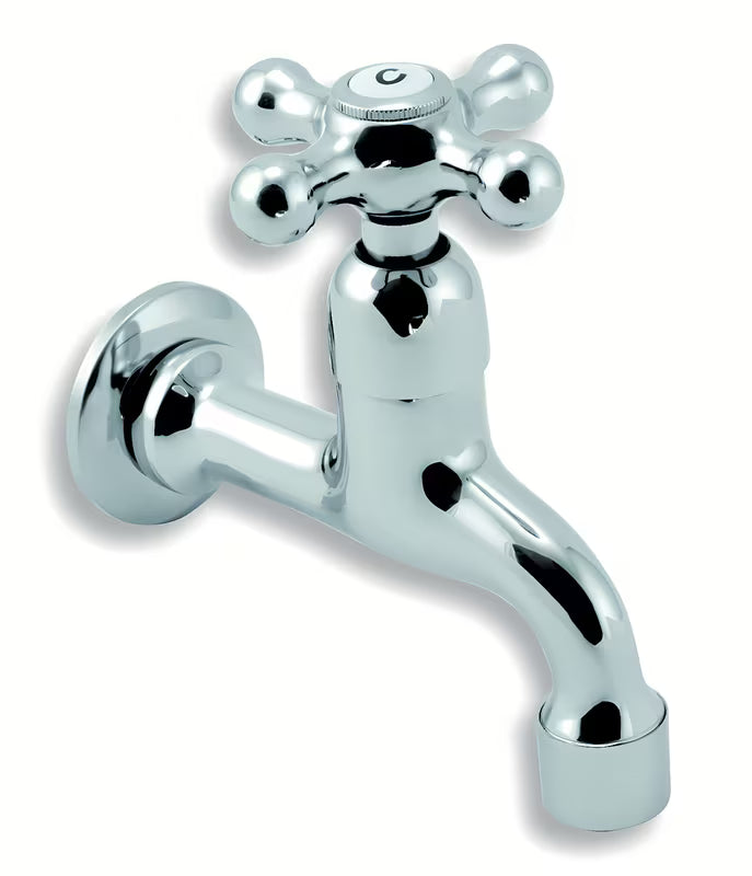 Novaservis Titania Retro II ventil stenski ventil za umivalnik u krom izvedbi