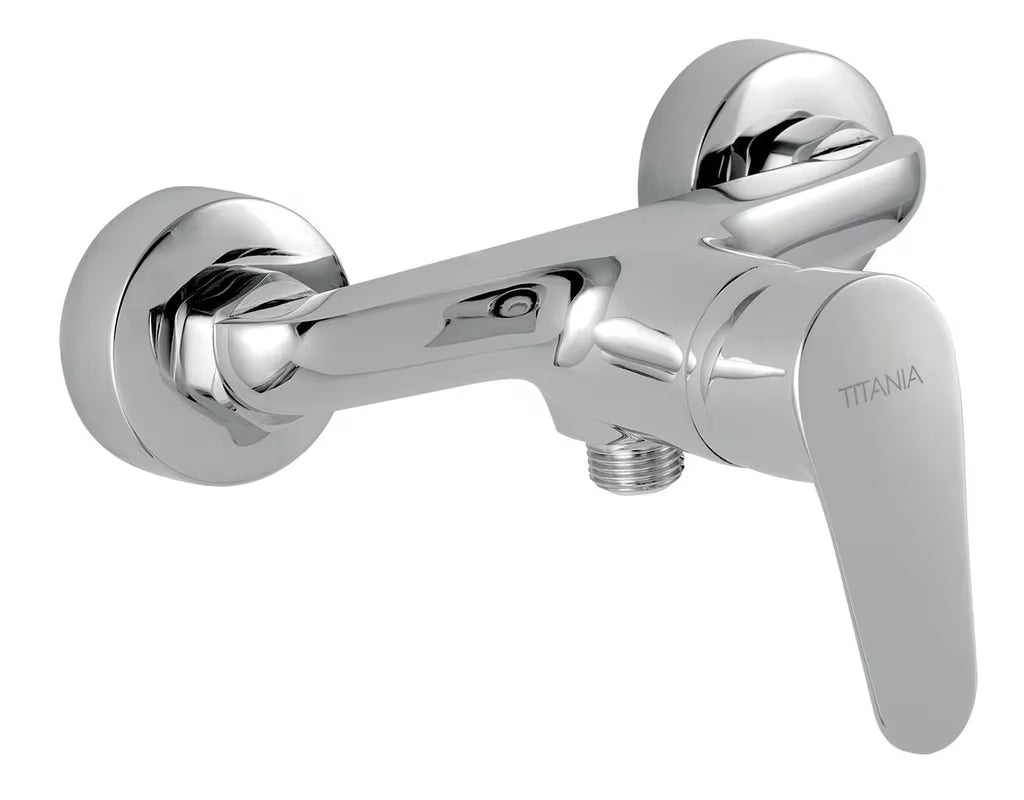 Novaservis Titania Simply enoročna stenska armatura za tuš u krom izvedbi