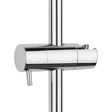 Tuš set Optima Comfort v izvedbi chrome z ročno prho, pršno letvijo in pršno cevjo