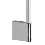 Tuš set Optima Comfort v izvedbi chrome z ročno prho, pršno letvijo in pršno cevjo