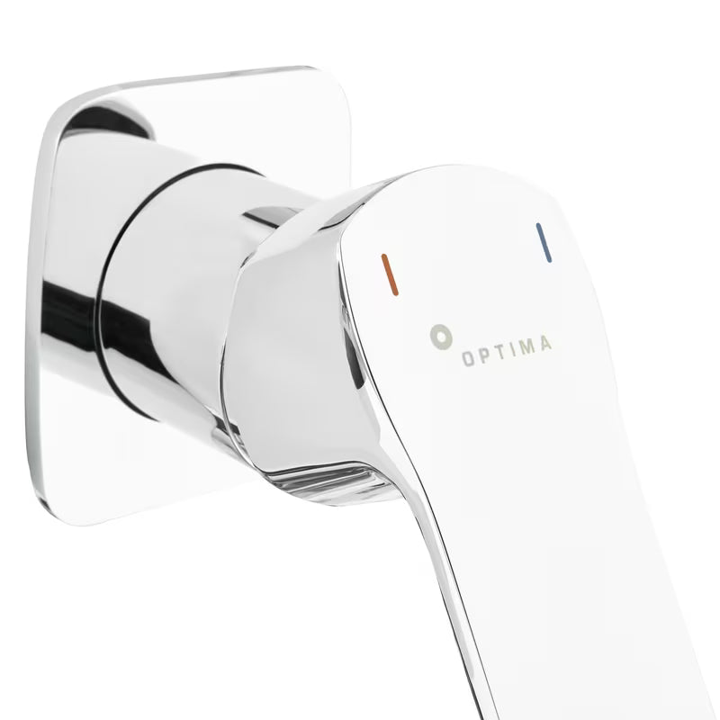 Optima Cube Way podometna armatura za umivalnik v krom izvedbi s fleksibilnim perlatorjem