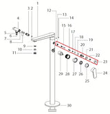 Preklopnik Optima pro armature pro za enostavno preklapljanje pretoka vode med iztoki