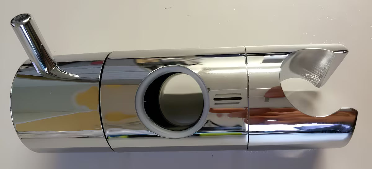 Nadomestni plastični nadomestna priponka pro tuš seti Optima OPS040 in OPS070 pro za gladko nastavitev višine tuš ročice.