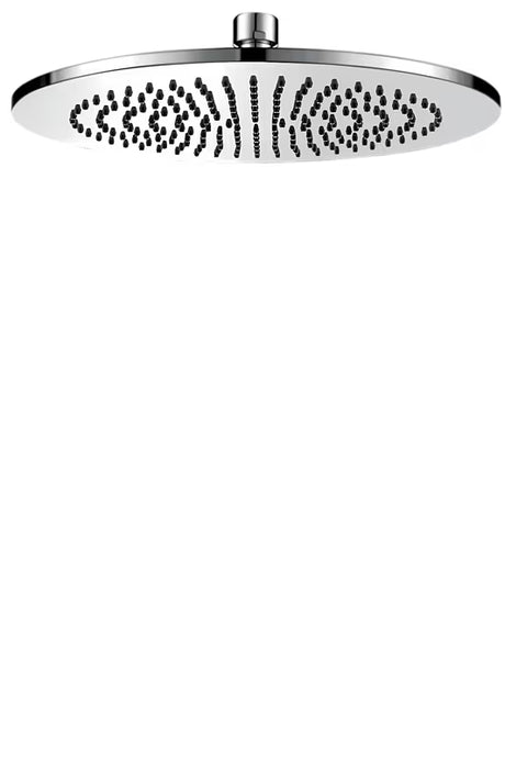 Okrogla medeninasta nadglavna prha Optima Chrome s premerom 20 cm v krom izvedbi