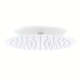 Okrogla medeninasta nadglavna prha Optima Chrome s premerom 30 cm v krom izvedbi.