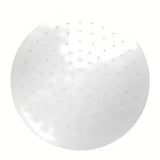 Okrogla medeninasta nadglavna prha Optima Chrome s premerom 30 cm v krom izvedbi.