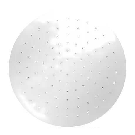 Okrogla medeninasta nadglavna prha Optima Chrome s premerom 30 cm v krom izvedbi.