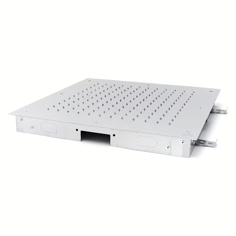 Vgradna oglata nadglavna prha Optima Chrome 50x50 cm v krom izvedbi