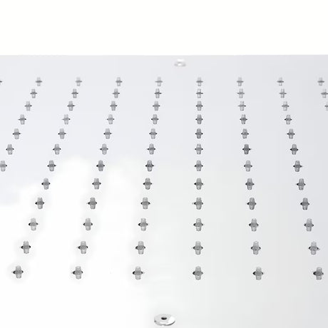 Vgradna oglata nadglavna prha Optima Chrome 50x50 cm v krom izvedbi