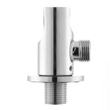 Kromirani priključek za tuš cev Optima z držalom za ručnu tuši u okruglom dizajnu