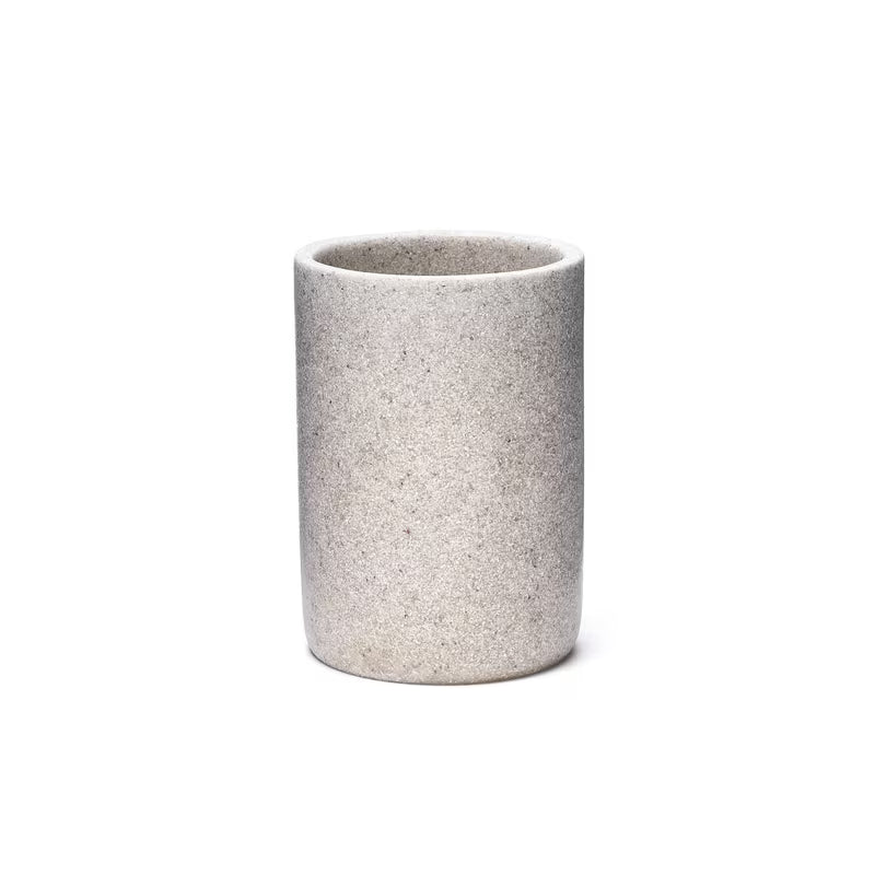 Posoda Optima Poly v barvi light-limestone iz polyresina za kopalnico