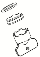 Zamjenski perlator Neoperl uključujući ključ pro za termostatsku kadu slavinu Optima