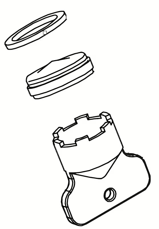 Zamjenski perlator Neoperl uključujući ključ pro za termostatsku kadu slavinu Optima