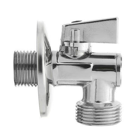 Potpuno metalni kotni ventil Optima 1/2x3/4 s plastičnom klapnom i integriranim filtrom