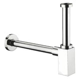 Dizajnerski sifon za umivalnik Optima Chrome s premerom 32 mm