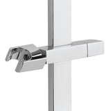 Oglata tuš palica Optima Chrome z drsnim nosilcem, dolžina 68 cm