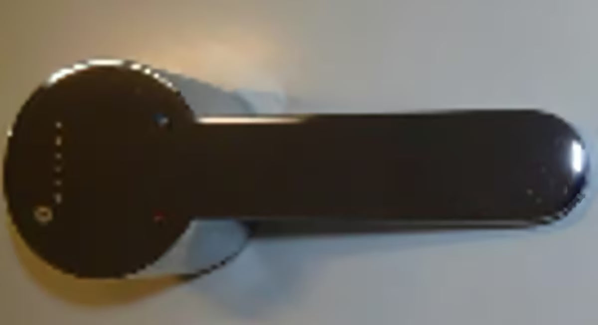 Kromirana nadomestna ročica Optima Sofie pro za udobno upravljanje armature v kopalnici.